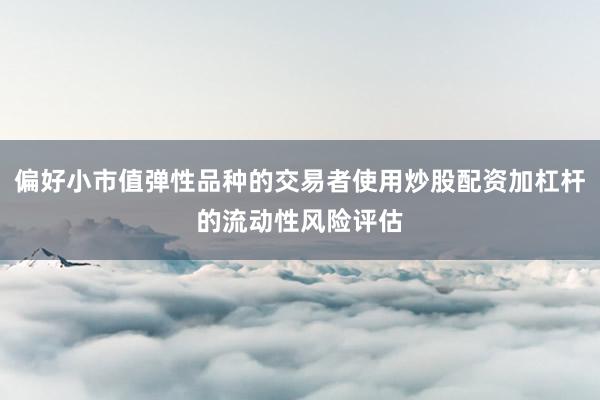 偏好小市值弹性品种的交易者使用炒股配资加杠杆的流动性风险评估