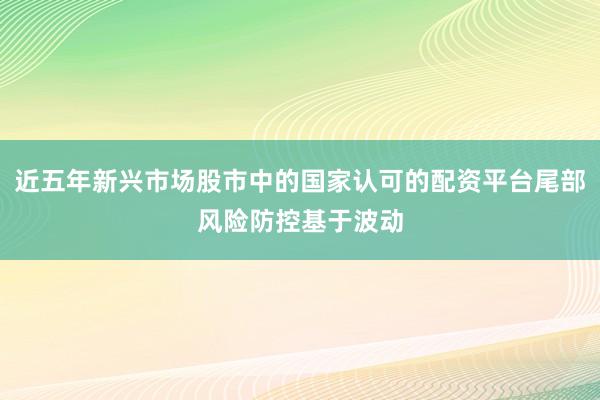 近五年新兴市场股市中的国家认可的配资平台尾部风险防控基于波动