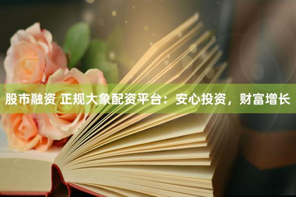 股市融资 正规大象配资平台：安心投资，财富增长